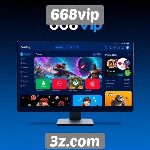 Interface do usuário no 668vip é intuitiva